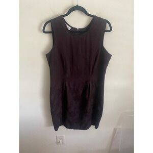 Jason Cody Women's Vintage Sleeveless Floral Brocade Sheath Dress Size 14